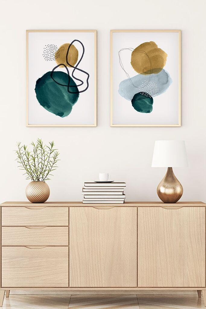 Слика во рамка Wallity Huhu120, 20x30 см, 2 дела