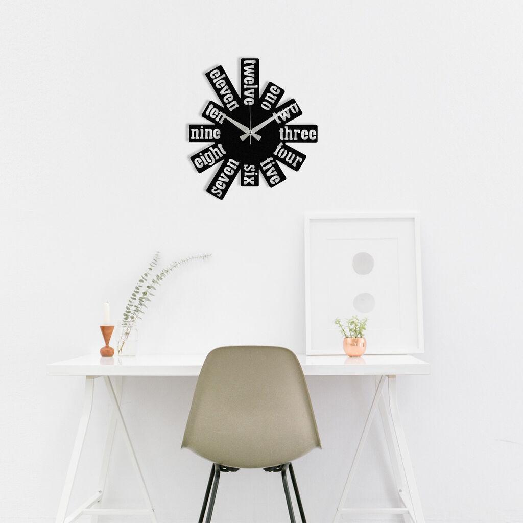 Wallity dzиден часовник 48x48 см црн