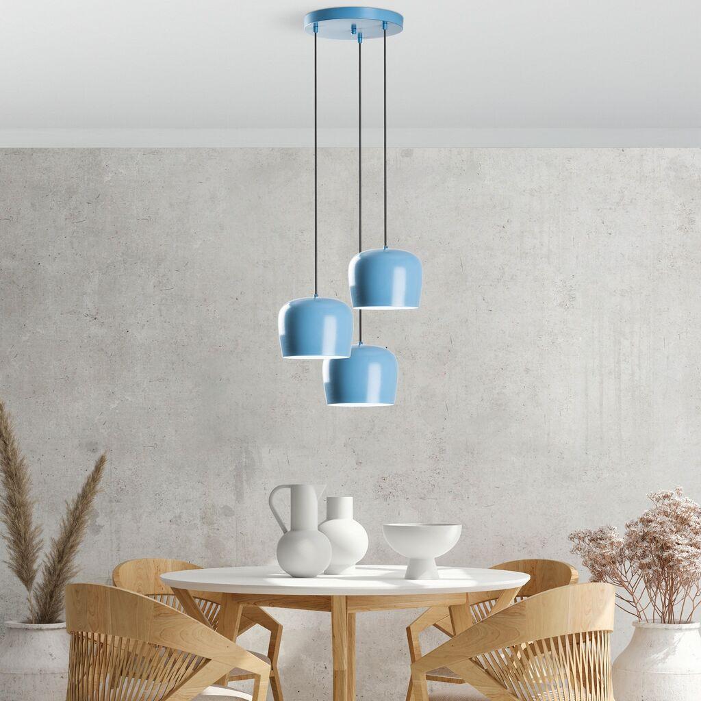 Opviq Luster Yozgat-N-1413, 45-114 см, O45 см, 3xE27, Сина