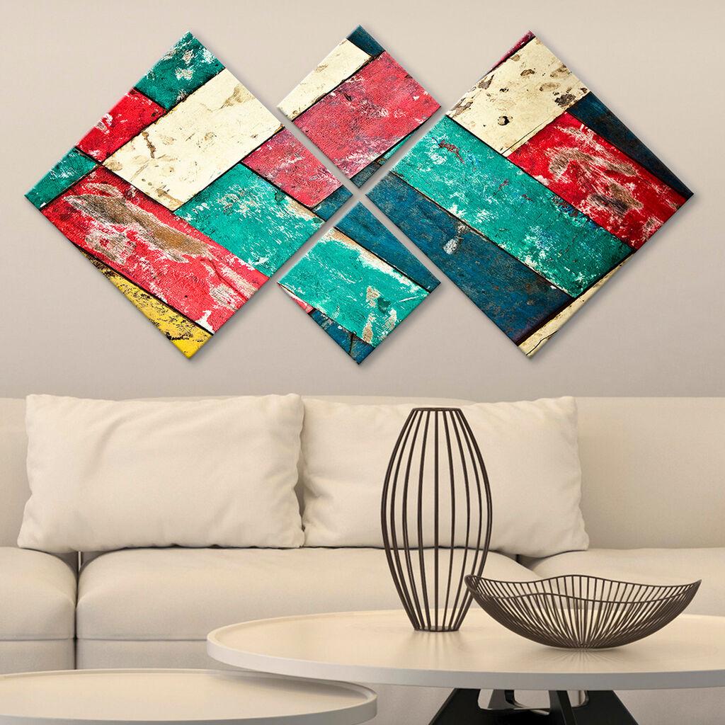 Слика Wallity 4MDF8987268, 60x115 см, 4 дела