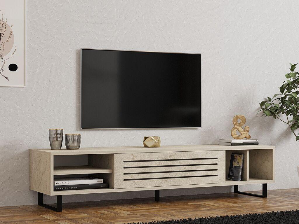 ТВ кабинет Hanah Home Sapphire, 160x35x40 см, крем