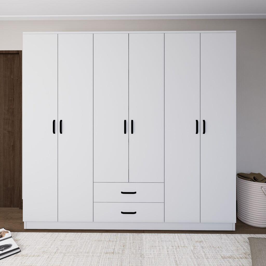 Hanah Home Гардеробер 180X190X45 Cm Бела