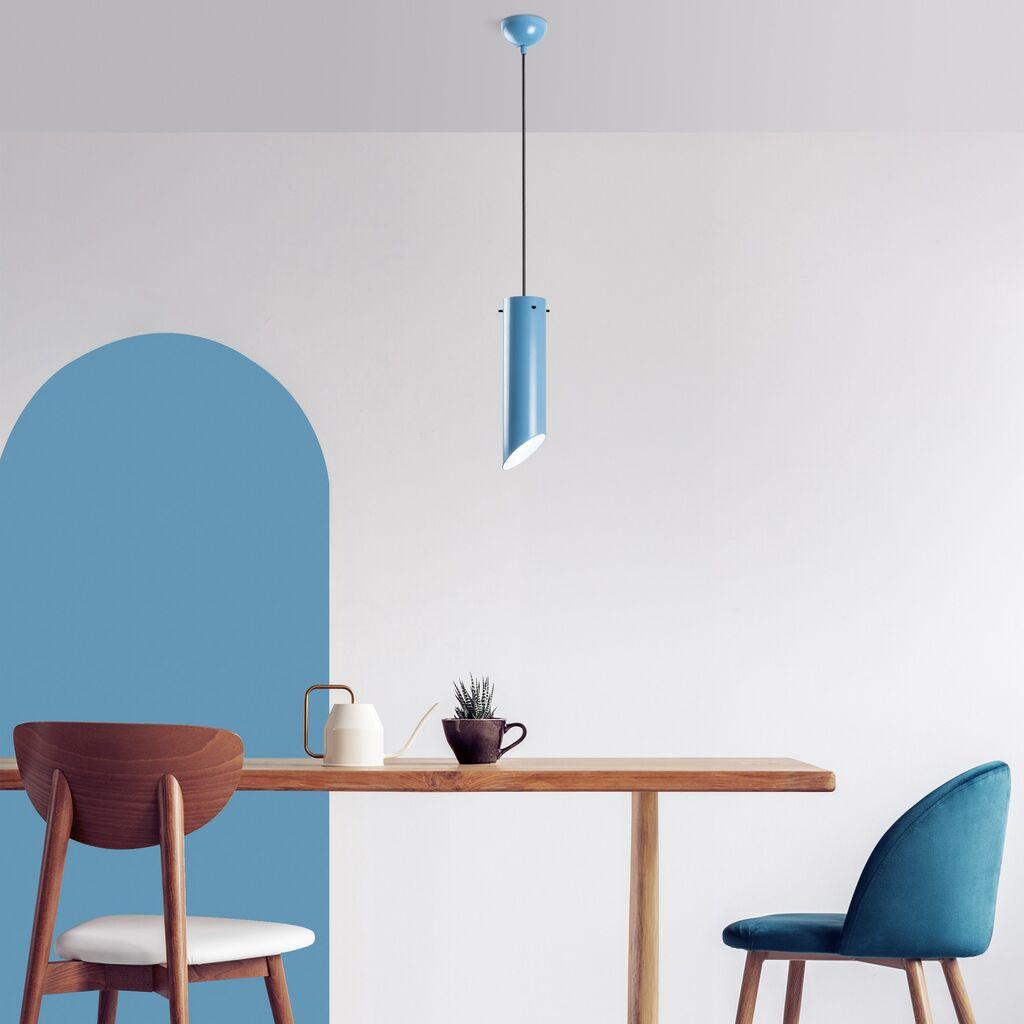 Opviq Chandelier Kesikboru, 37-114cm, O8 cm, Сина
