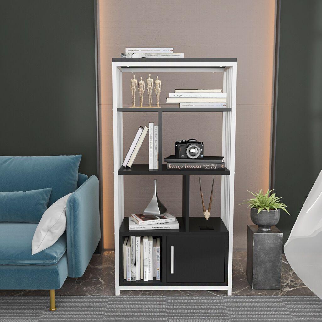 Полица за книги Hanah Home Valero, 60x120x29.6 см, шарена