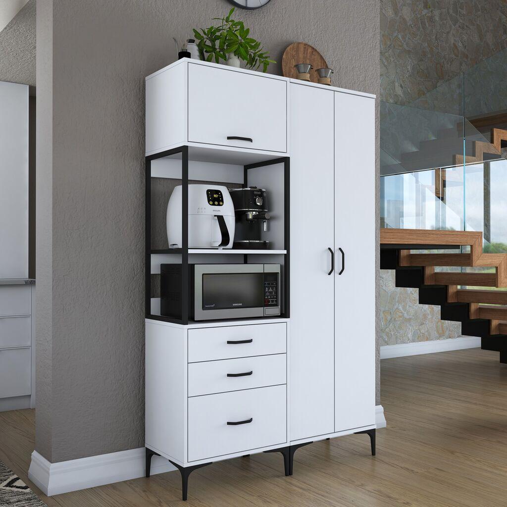 Комода Hanah Home JE142 3106, 120x198,6x40 см, бела