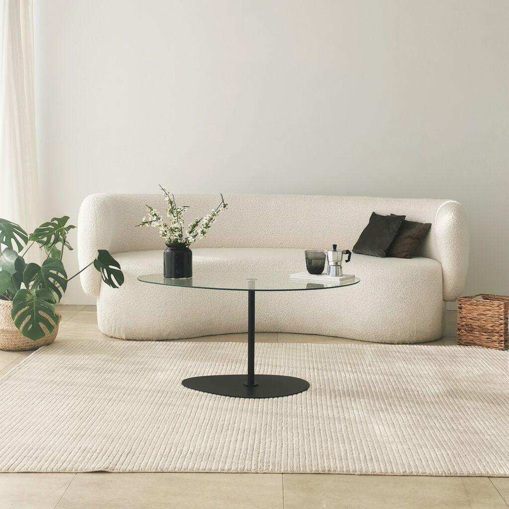 Маса Hanah Home Club Порто, 90x40x60 см, црна