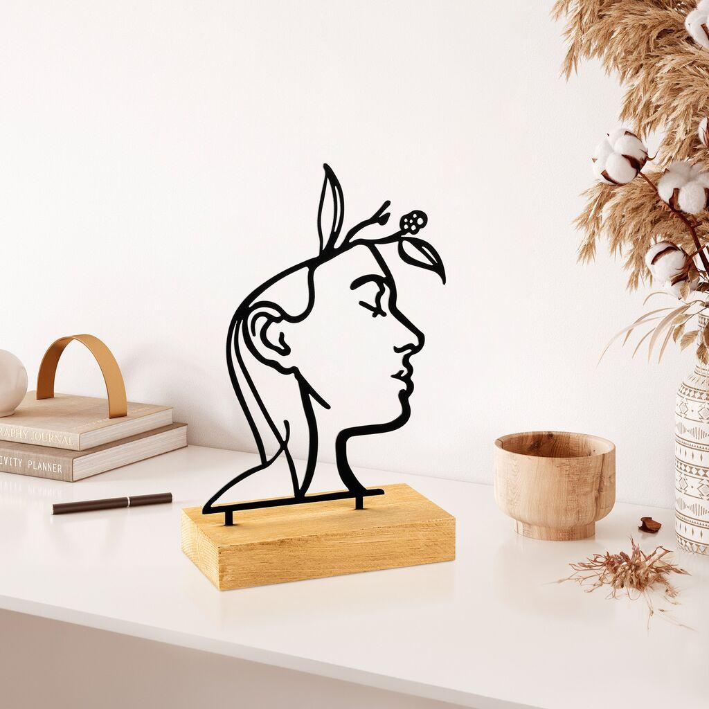 Aberto Design Декоративна фигура Amore, 27x8x17 cm, црна