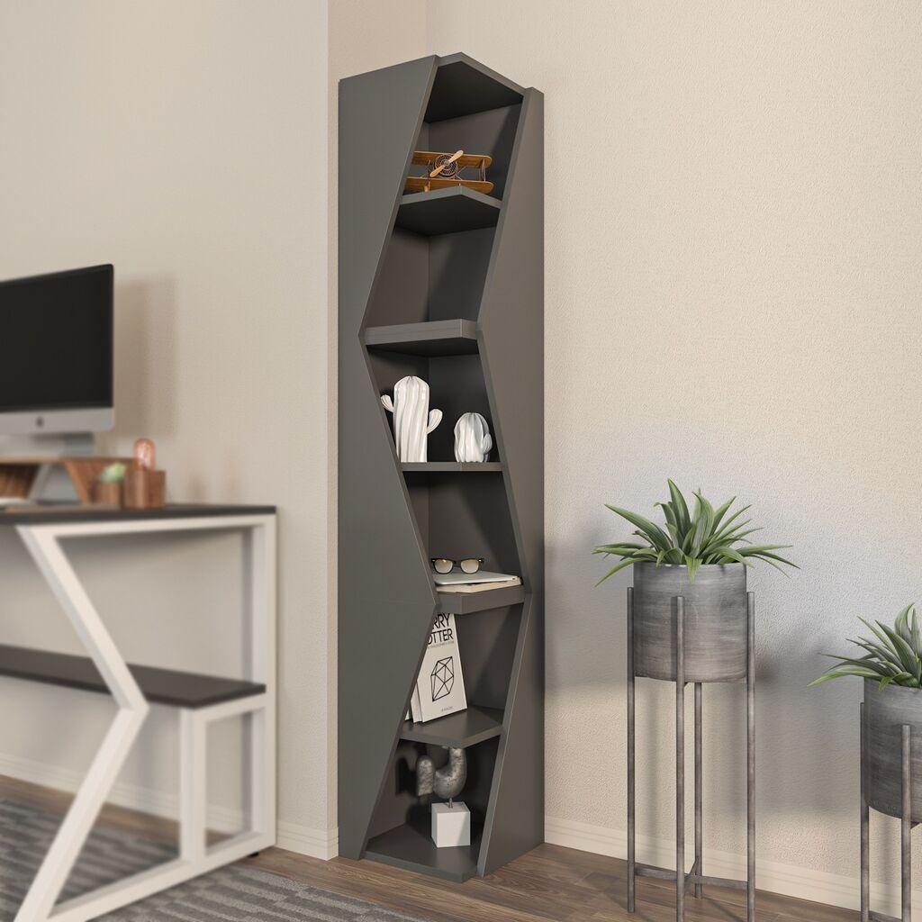 Полица за куќа Hanah Home Arrow, 31,8x165x31,8 см, темно сива