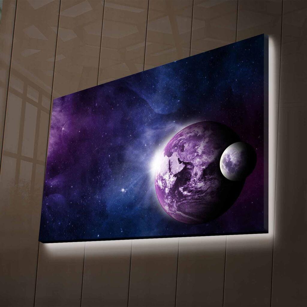 Слика „Волити" на платно со LED осветлување 45x70 см