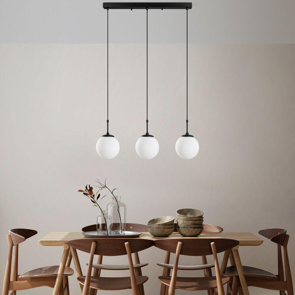 Opviq Luster Orbital-20-14051, 87x20x120 см, IP20, црно-бело