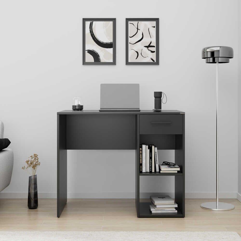 Работна маса Hanah Home Cms-505-Aa-1, 90x75x52 см, антрацит