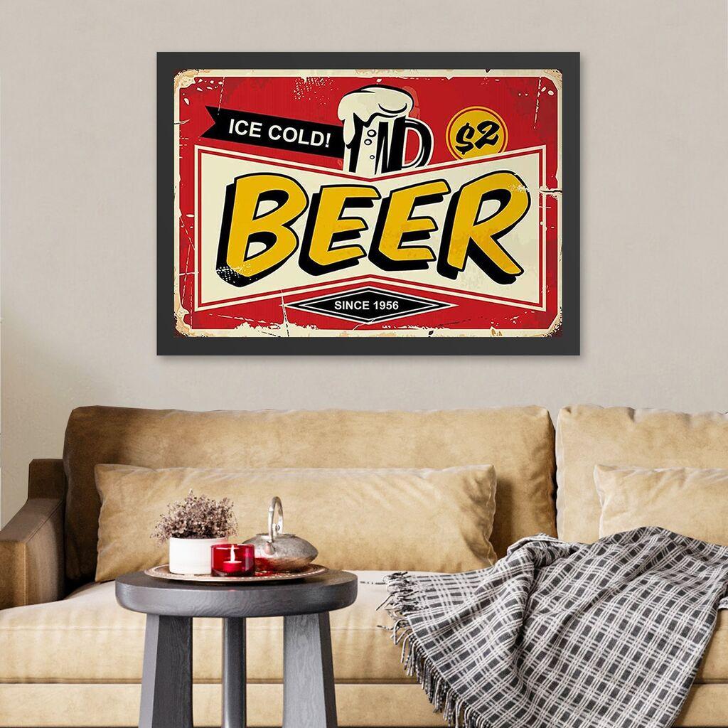 Wallity врамена слика Ладно ладно пиво 2, 55x75 см