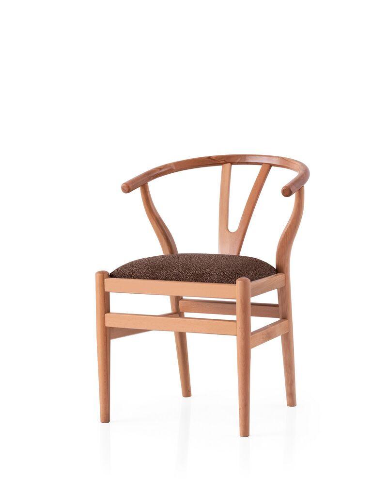 Трпезариска столица Hanah Home Magma 4401, 57x78x58 см, кафеава