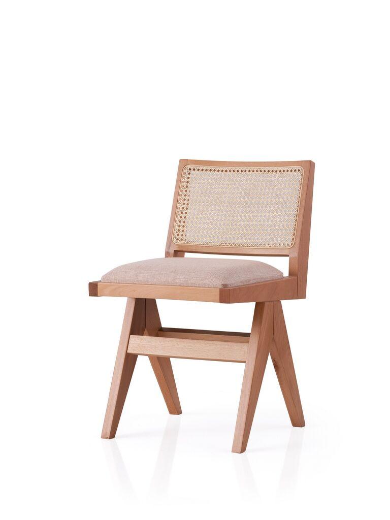 Трпезариска столица Hanah Home Form 4301, 45x77x59,5 см, беж