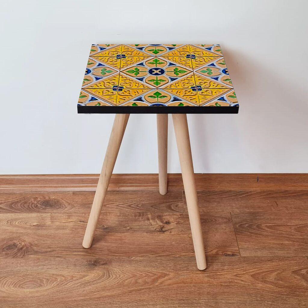 Маса Hanah Home Club Shp46, 35x42x35 см, шарена