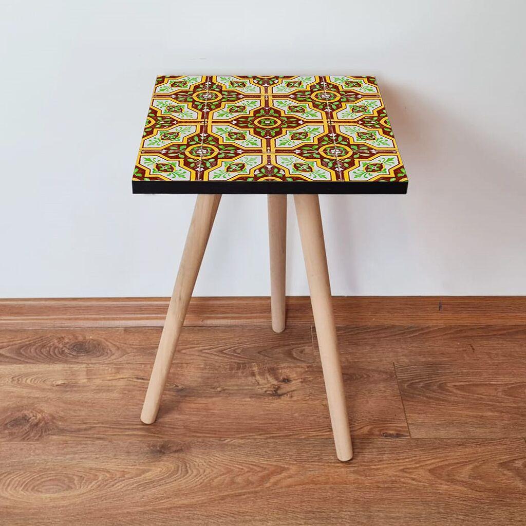 Маса Hanah Home Club Shp44, 35x42x35 см, шарена