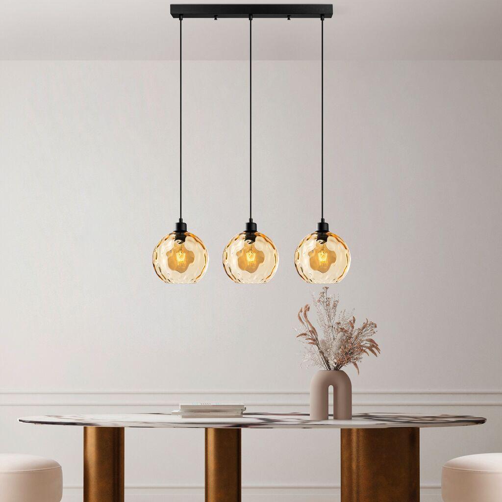 Opviq Luster Benek-20-14344, 70x20x120, IP20, црно-жолта