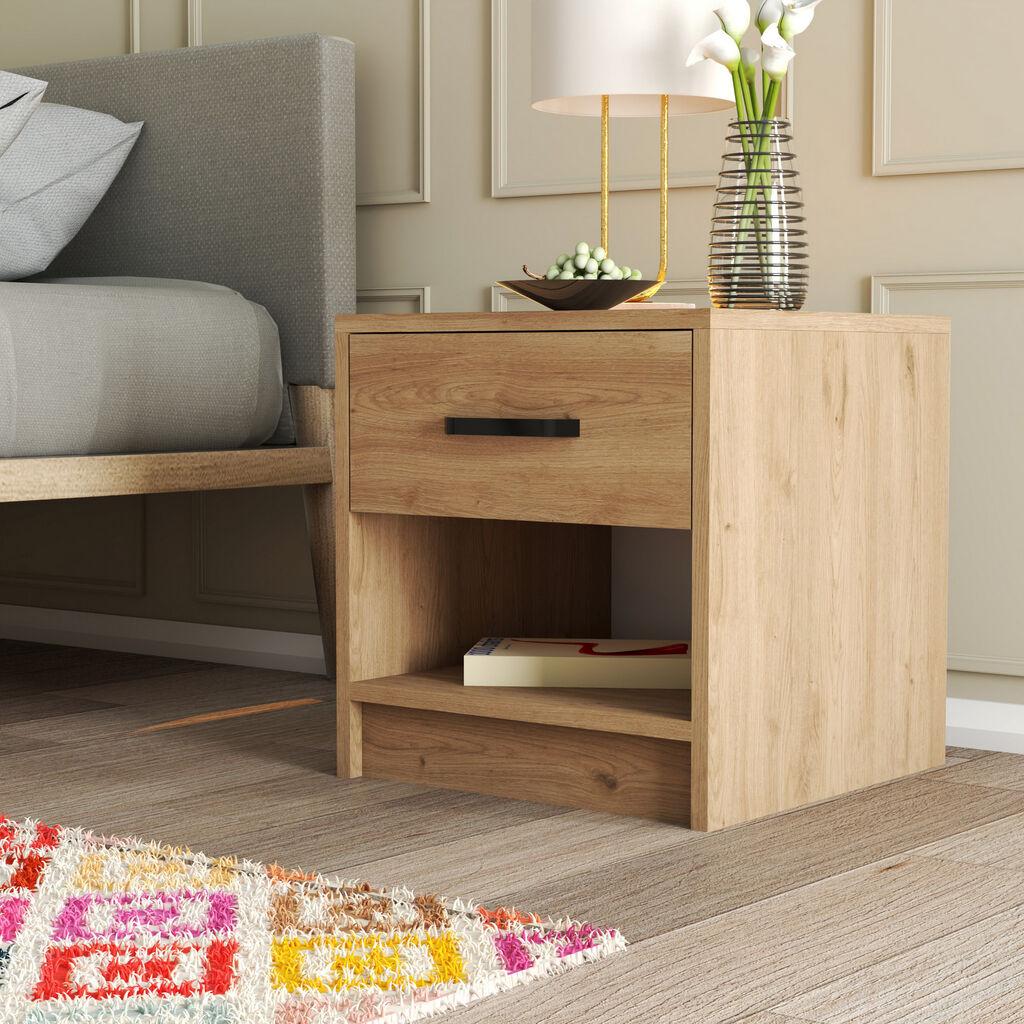 Ноќно на Hanah Home Grande 3622, 52x46,8x45 cm, кафеава