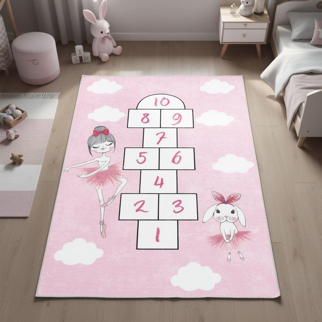 Conceptum Hypnose тепих Eexfab746, 100x200 cm, светло розев
