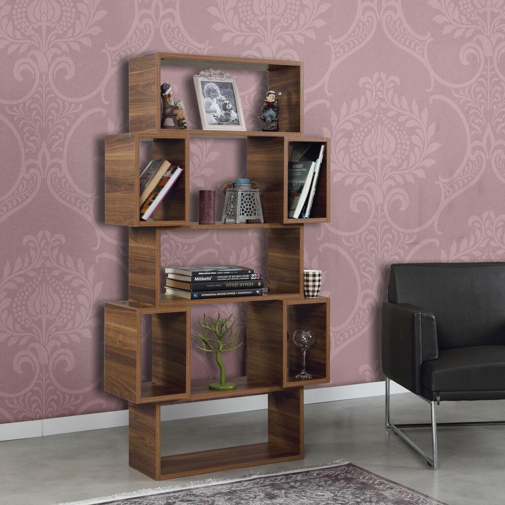 Кутија за книги Hanah Home, 84x160x30 см, орев