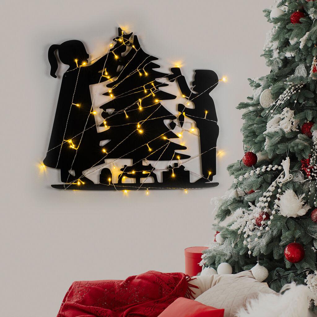 WALLXPERT XMASBLACK 016 Декорација за ѕид
