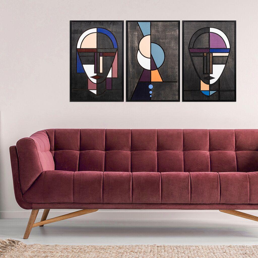 Wallity декорација за dzид Персона, 39 x 59 см, шарена