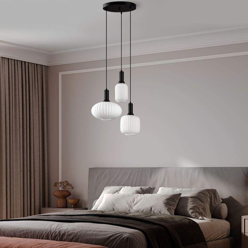 Opviq Luster Asker-15202, 55x55x130cm, IP20, бело-црна