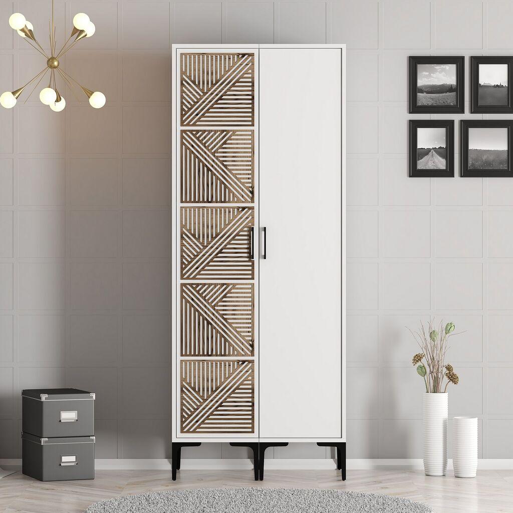 Гардеробер Hanah Home Kumsal PS, 80x201.4x47.5 см, бел