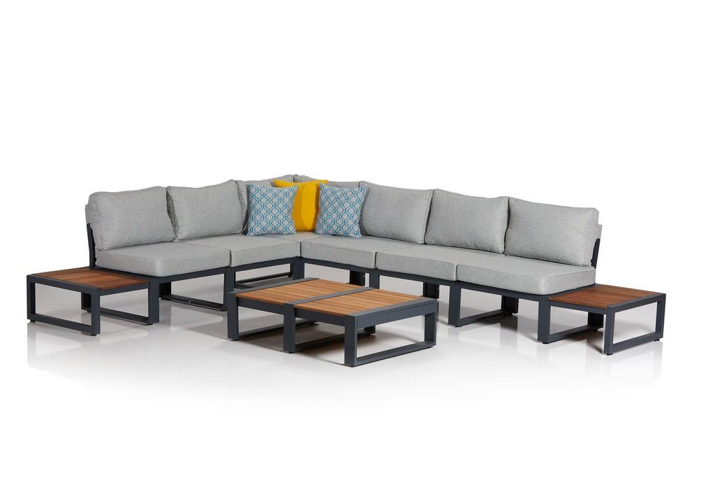 Комплет градинарски мебел Hanah Home Lapuarta 1, сив