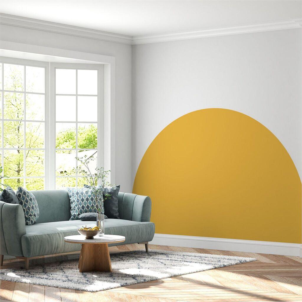 Налепница за dzид Wallity MB-00112, 100x60 см, боја на кајсија