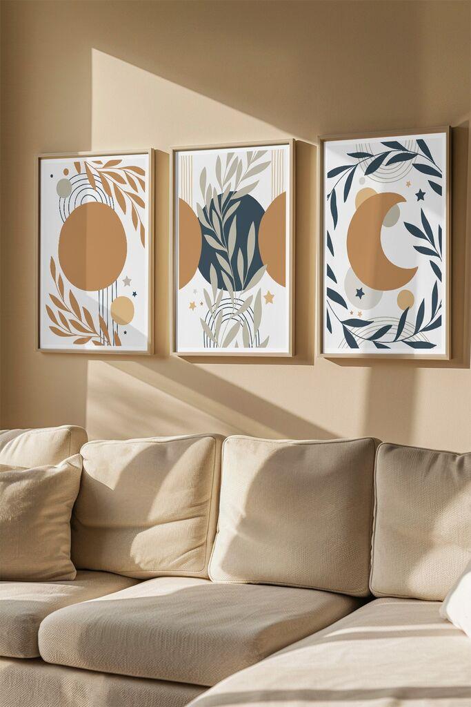 Слика Wallity 3Dartsoho127, 3 дела, 33 x 48 см