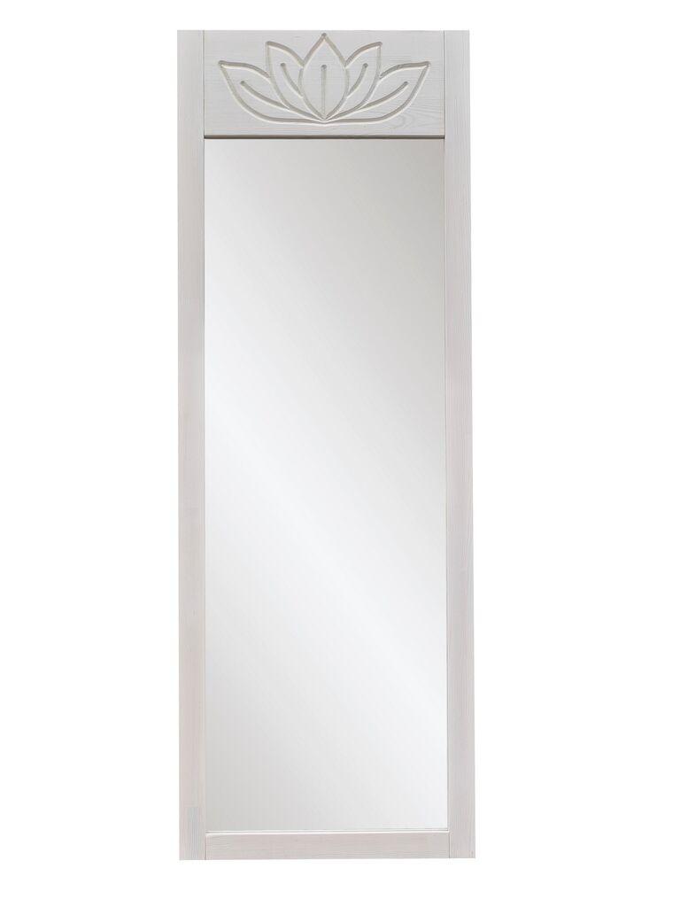 Самостојно огледало Hanah Home Lotus, 55x155x2 см, бело