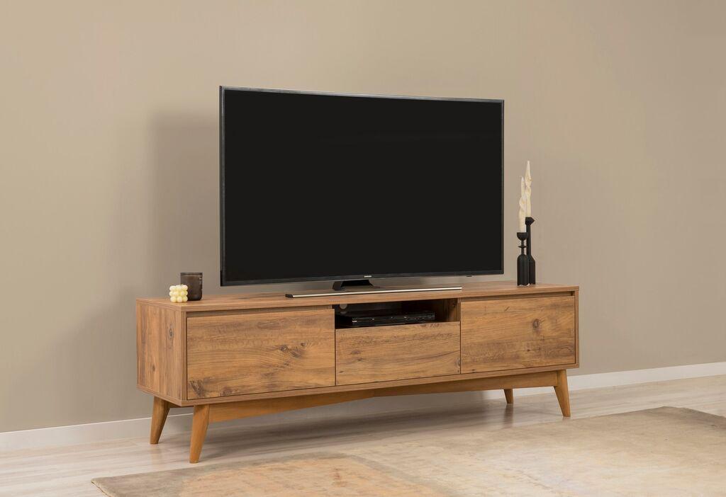 ТВ кабинет Hanah Home Vinah, 170x53x45 см, кафеава