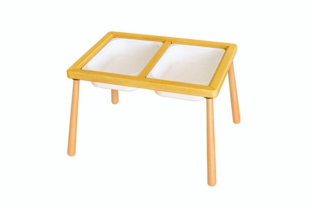 Детска маса Hanah Home, 53x52x74 см, бела