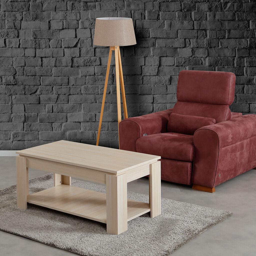 Полица за маса Hanah Home Club, 104x47x56 см, даб