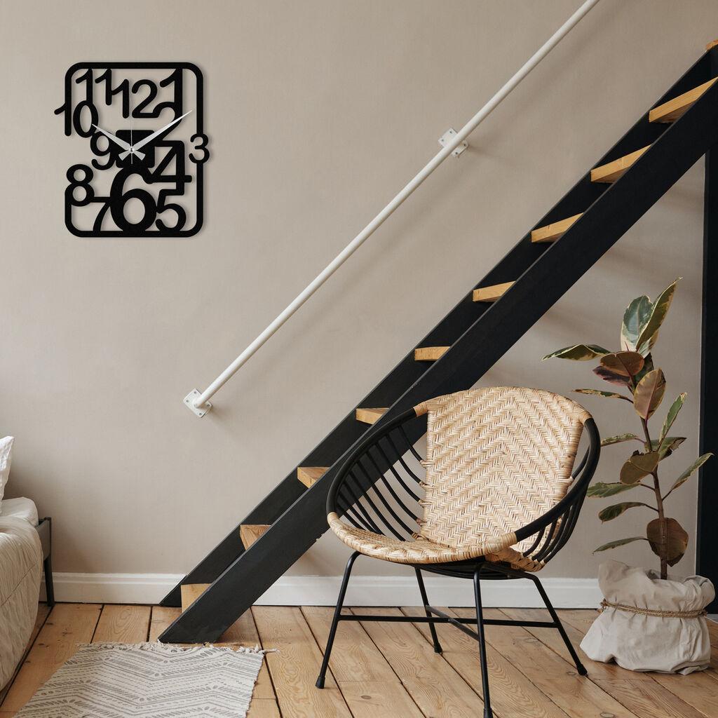 Wallity dzиден часовник 48x48 см црн