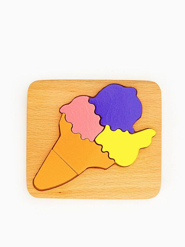 HANAH HOME Drvena igračka Ice Cream, Šarena, 6 delova