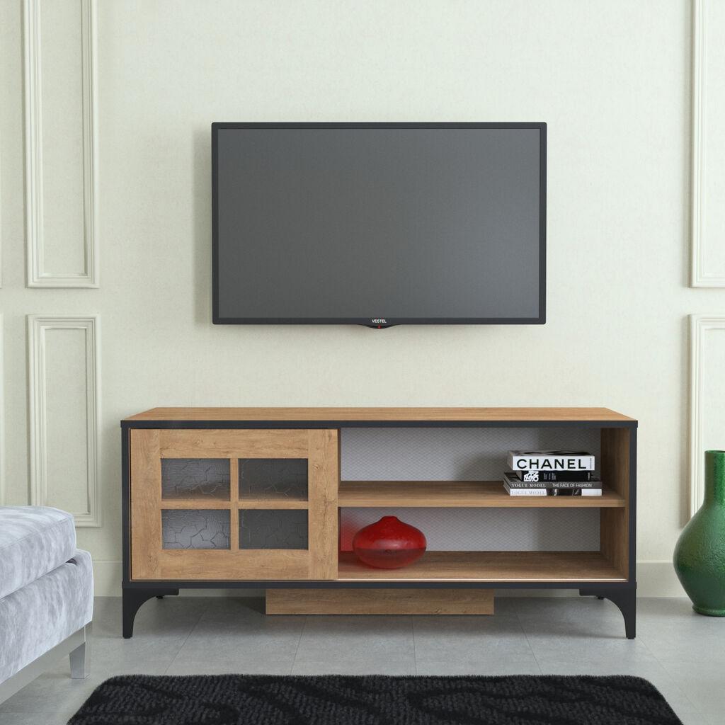 ТВ кабинет Hanah Home Revival 125, 125x54x42 см, даб