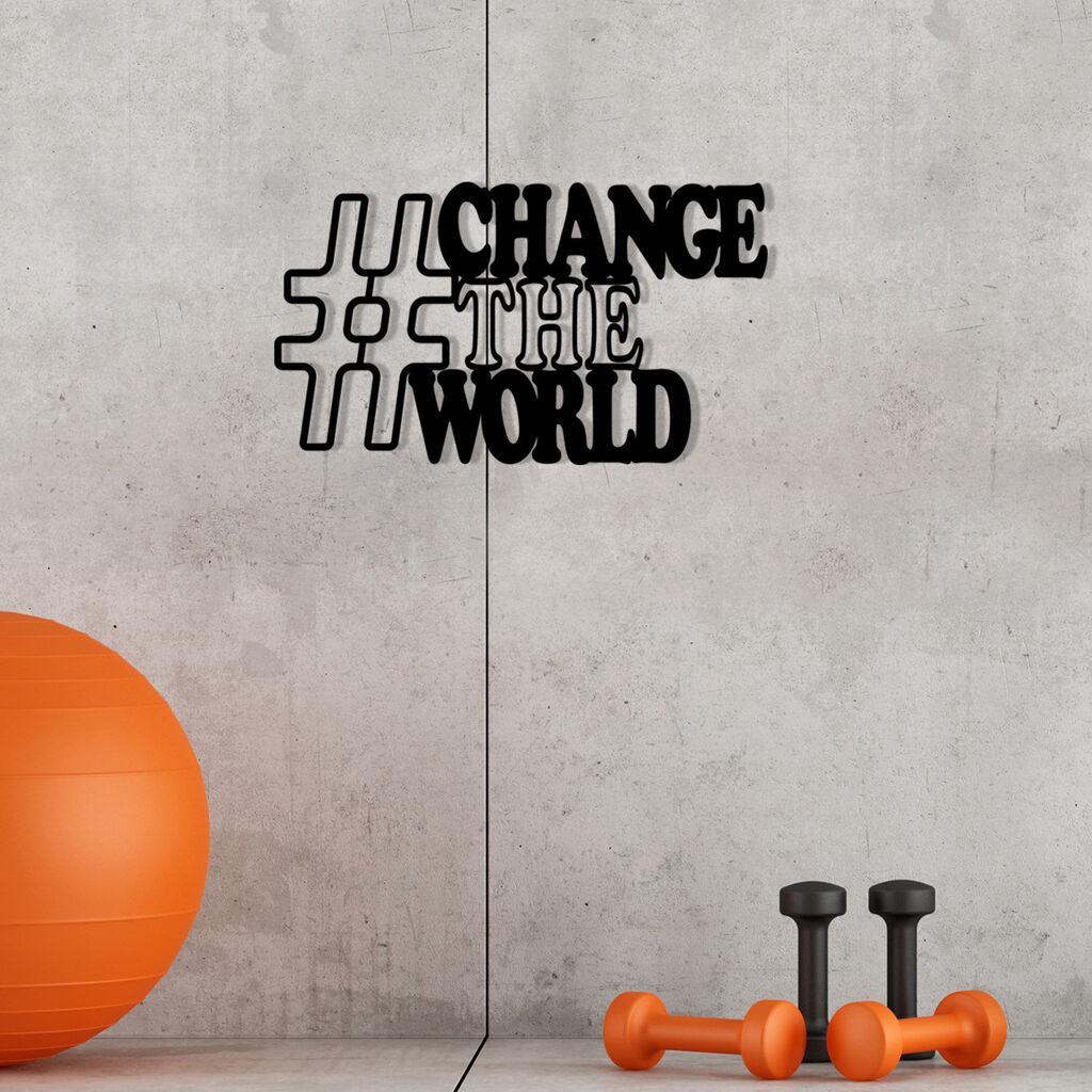 Wallity dzидна декорација Change, 70 x 40 см, црна