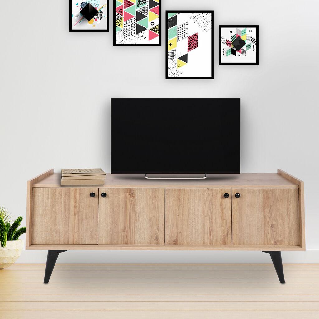 Комода за ТВ Hanah Home Hanah, 150x40x62 см, даб