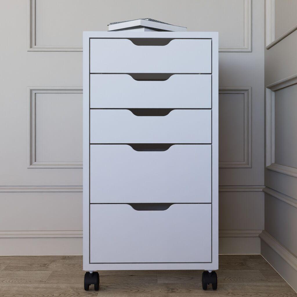 Комода Hanah Home Duru 1600-48, 40x77.4x55 см, бела