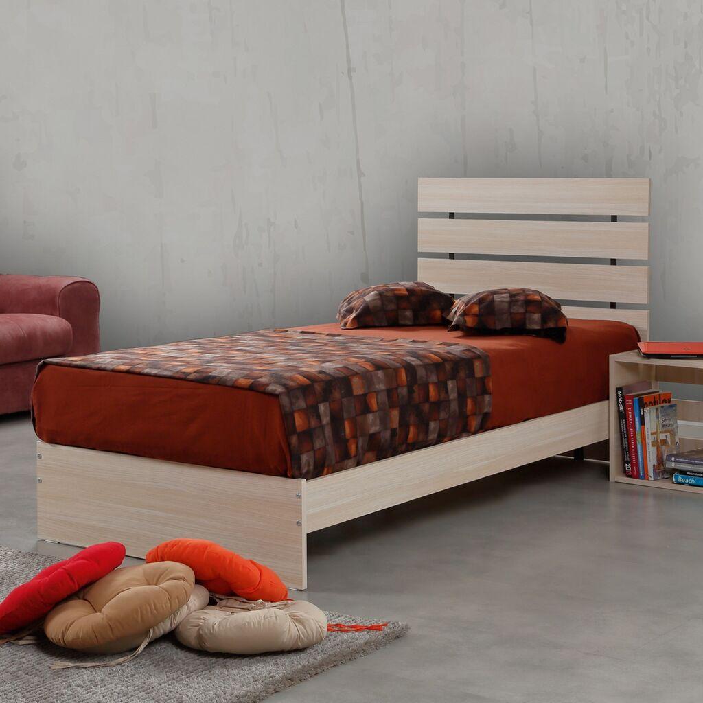 Рамка за кревет Hanah Home Fuga 90, 95x100x205 см, даб