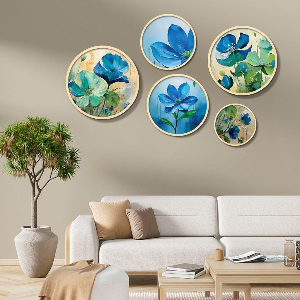 Декоративна слика Wallity Yats-20, 43,5x43,5 см, 5 дела