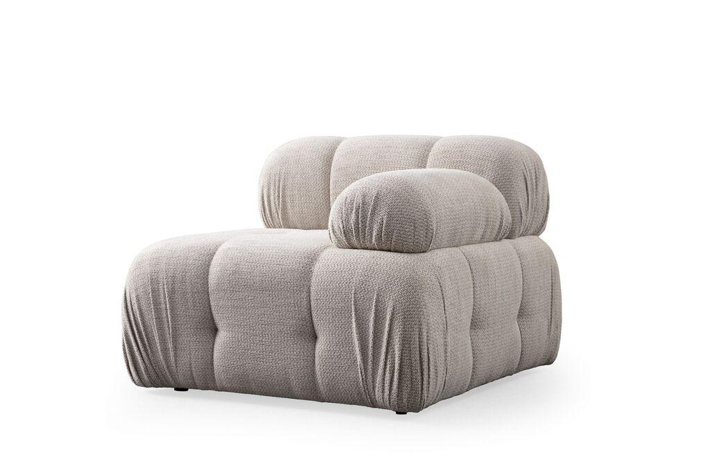Фотелја Atelier del Sofa Petite 1R, 95 x 95 x 75 см, крем боја