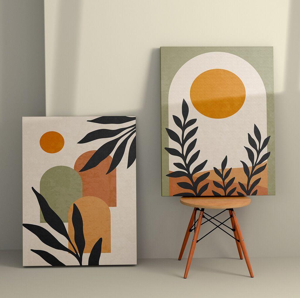 Wallity Слика на платно, 2 парчиња, 50x70 cm