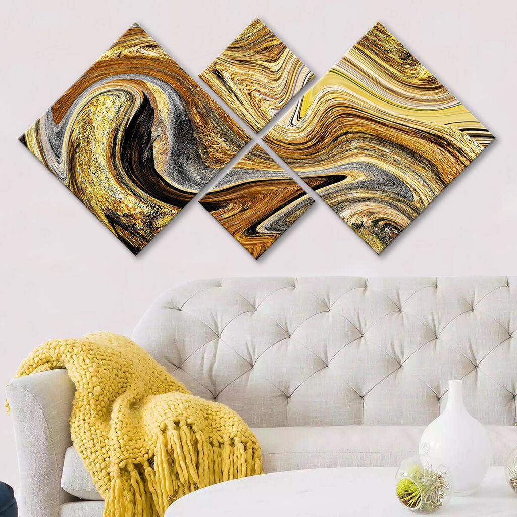 Слика Wallity 4MDF576402, 60x115 см, 4 дела