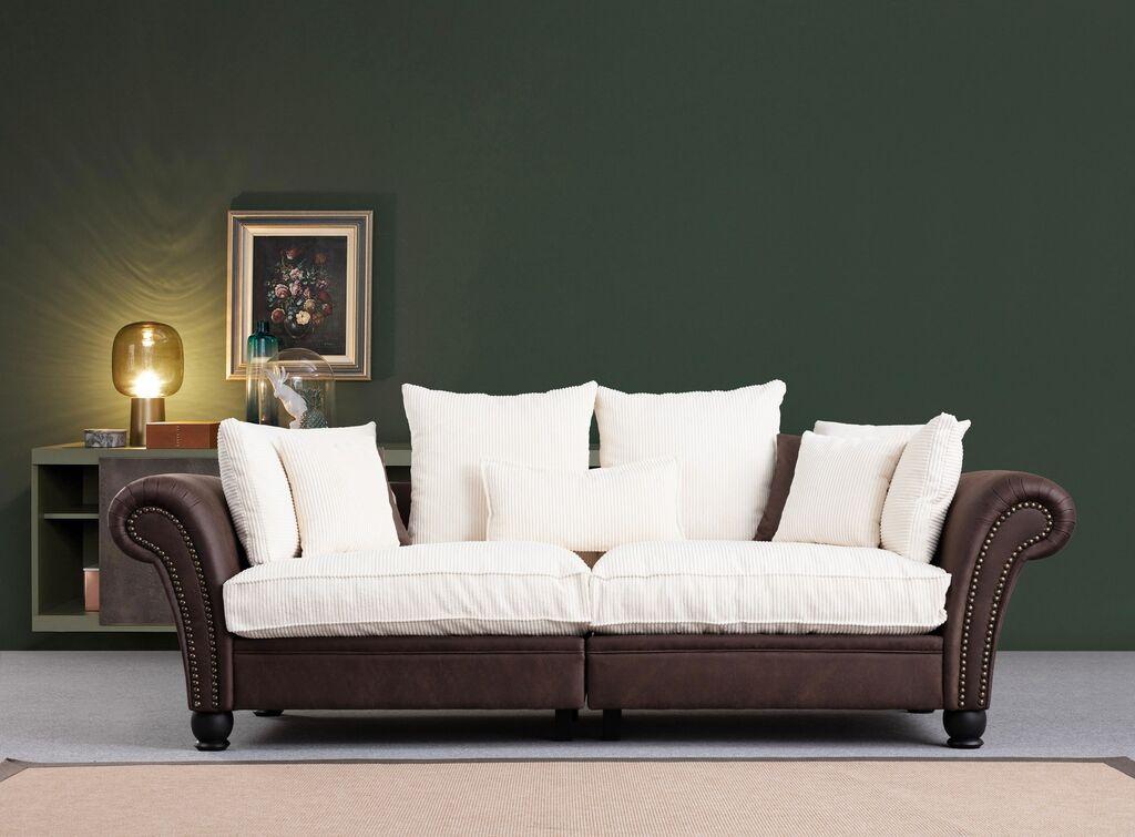 Atelier del Sofa Trosed Lawrence Lounge, 275x110x76 см, кафеаво-бела