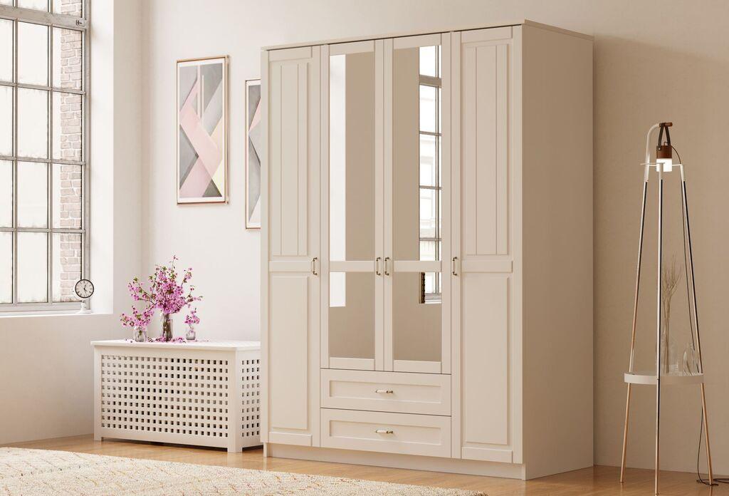 Гардеробер Hanah Home Rb-121, 140x184x52 см, беж