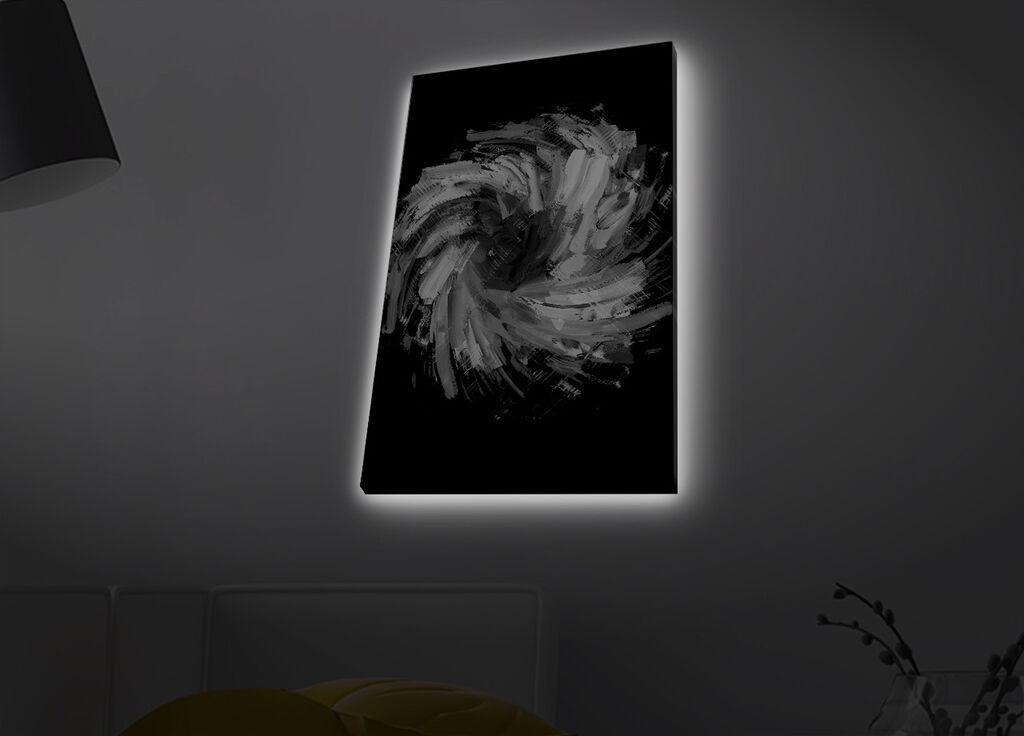 Слика „Волити" на платно со LED осветлување 45x70 см