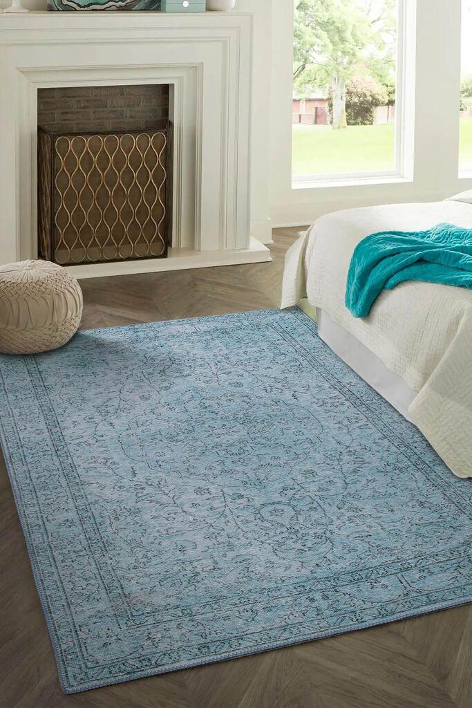 Conceptum Hypnose Carpet Folk -BA 49, 150x230 cm, светло сина